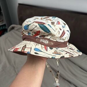 DOZER vintage Baby Outdoor Bucket Hat. 12-24mo